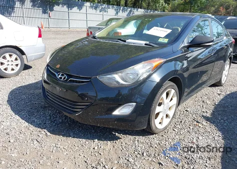 2012 Hyundai Elantra Gls/Limited z USA, uszkodzony, nr VIN 5NPDH4AE2CH113595